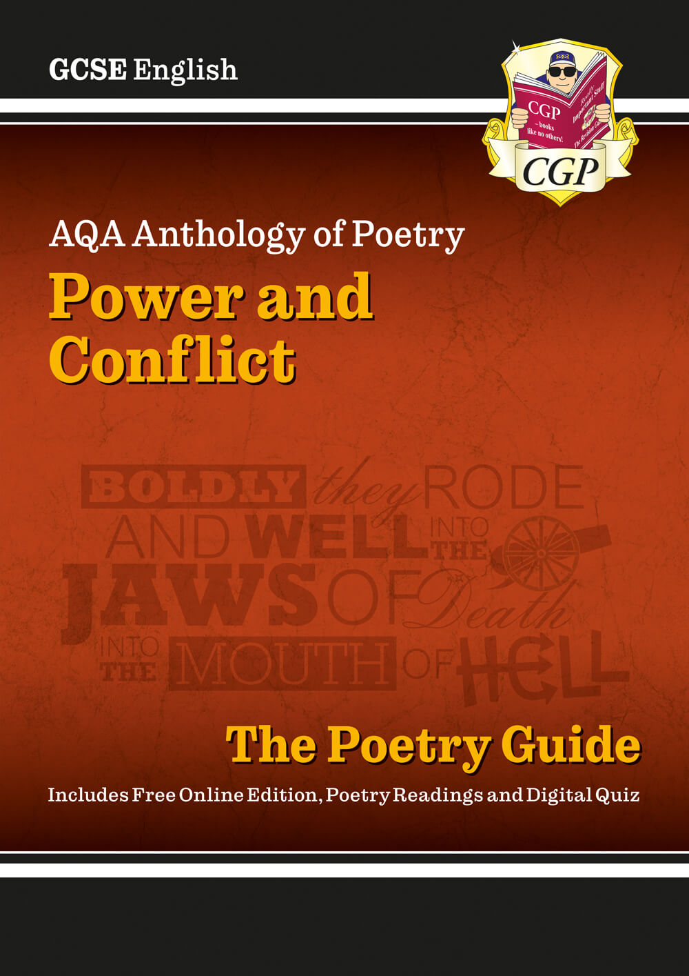 CGP AQA Power and Conflict Poetry Guide cover