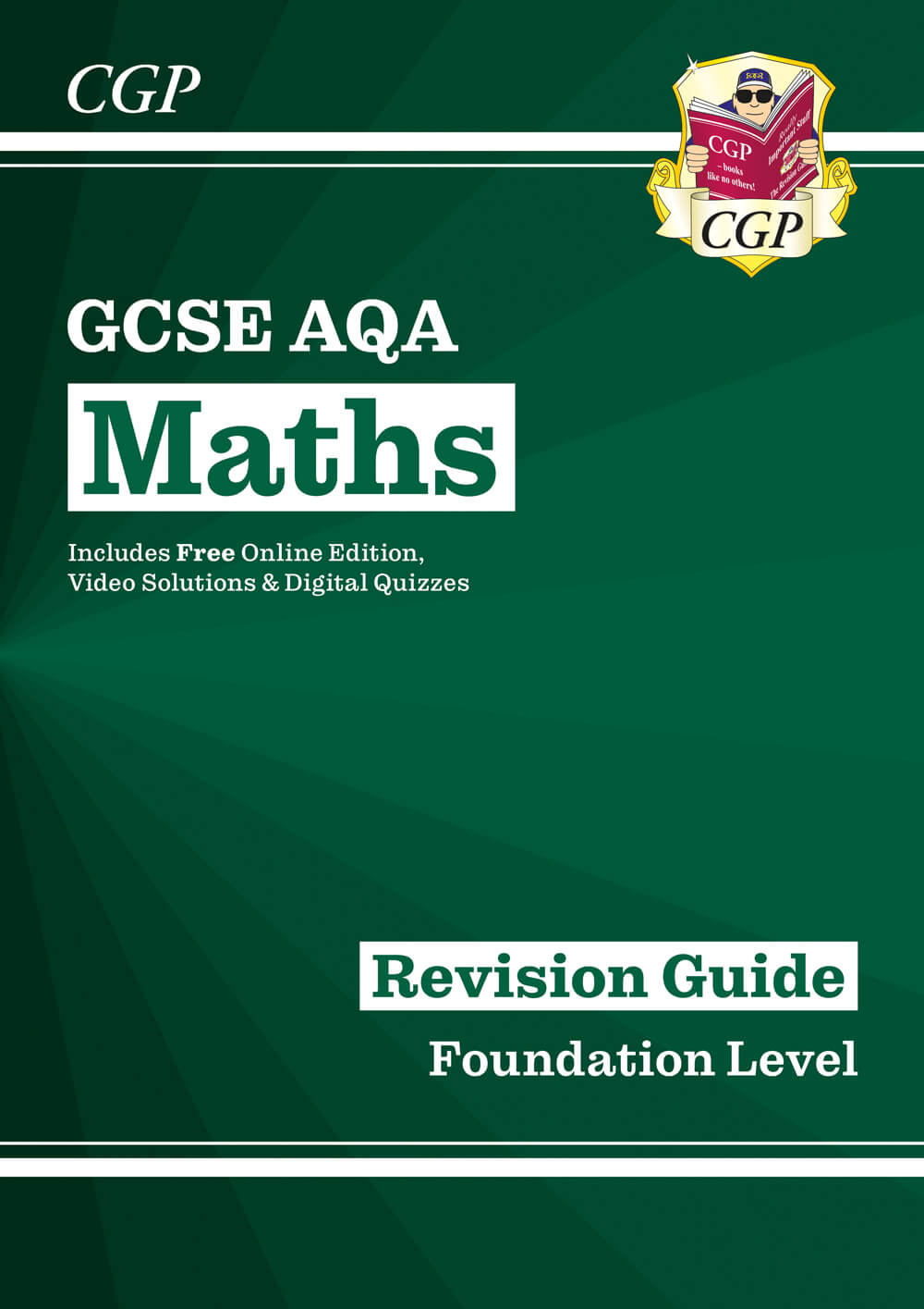CGP AQA GCSE Maths Foundation Revision Guide cover